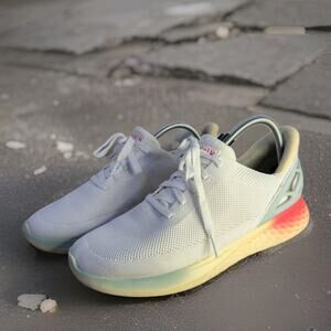 Kizik Athens Running Shoes Size M 9.5 W 11 * WIDE * White Hands-Free Sneakers